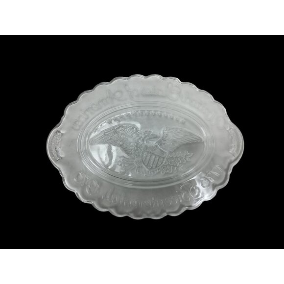 Avon United States Of America 1776 Bicentennial 1976 Collectible Glass Plate Vtg - Picture 6 of 6